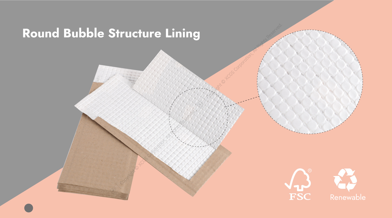 Round Bubble Structure Lining Round Bubble Structure Lining
