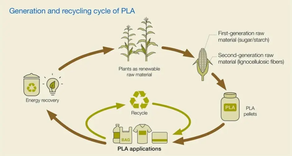 recycling cycle of PLA recycling cycle of PLA